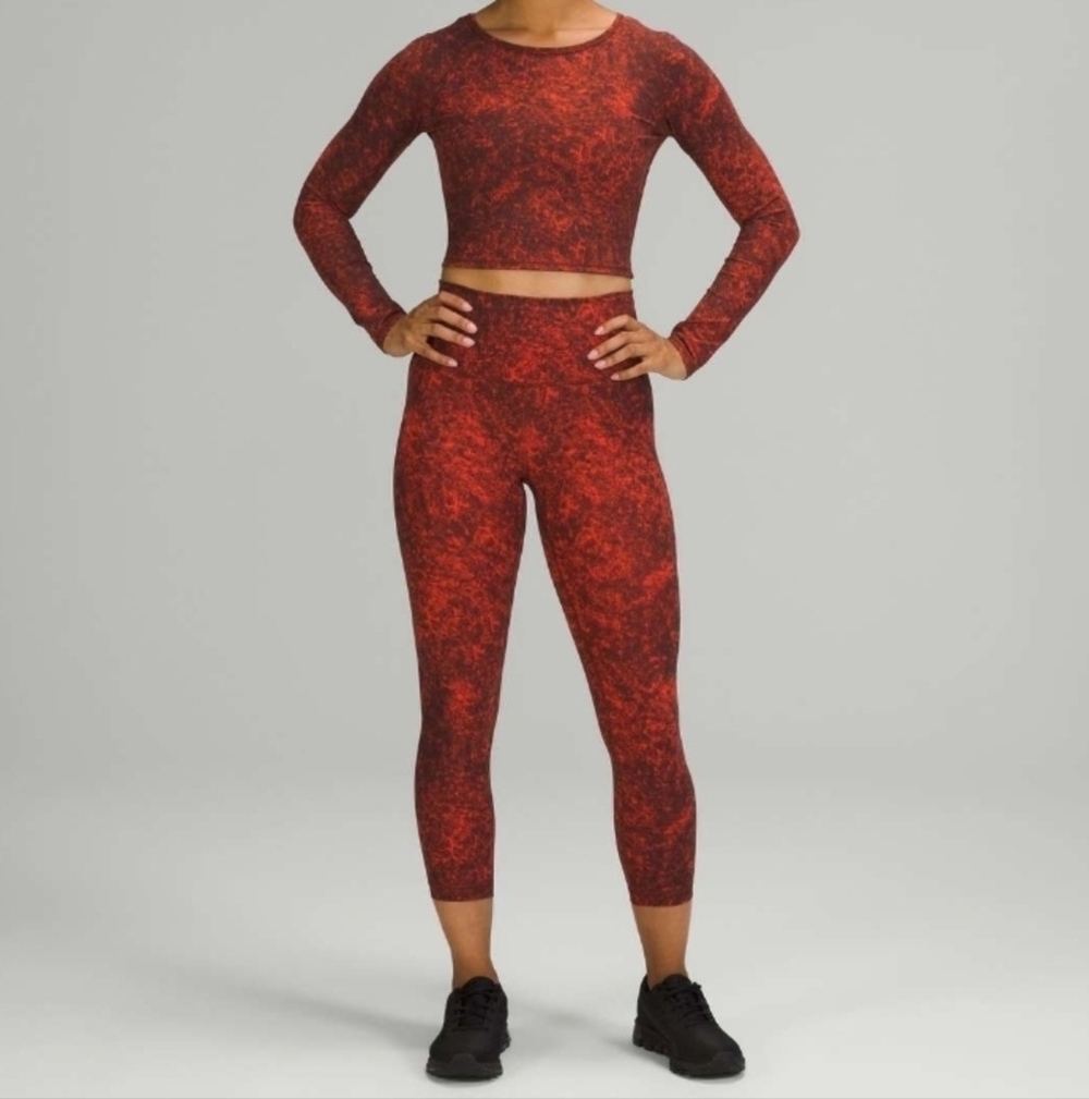 Lululemon Wunder Train Crop Leggings